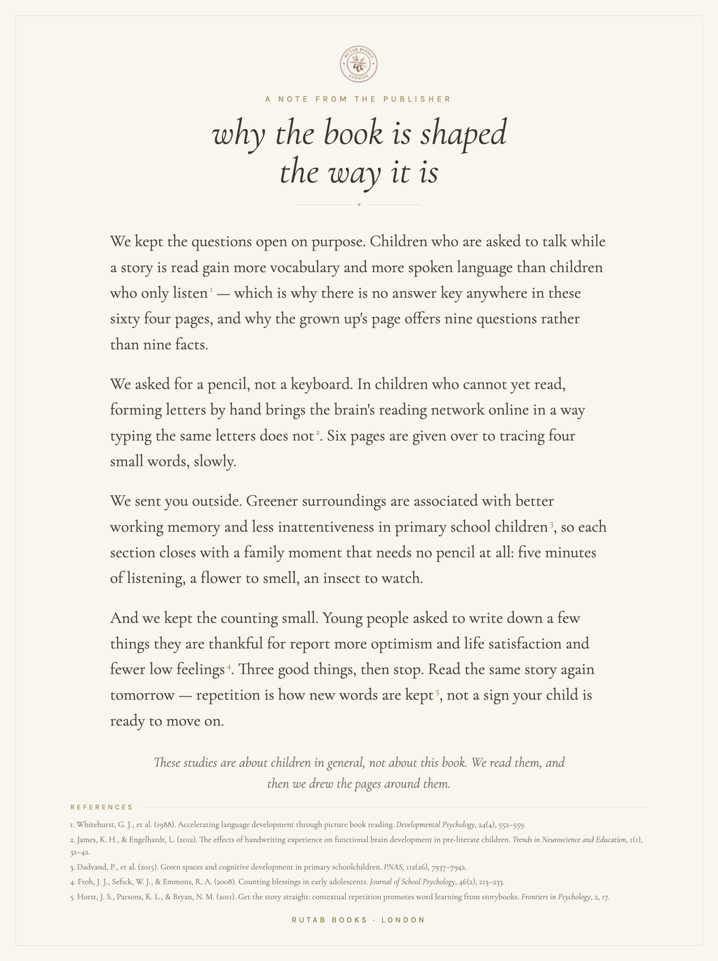The Book of Noticing